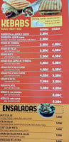 Pizzeria Venecia Kebab (2010) menu