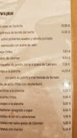 La Maroma menu