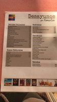 Espardell menu