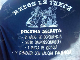 Meson La Tueca food