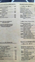 Balcon Del Genil menu