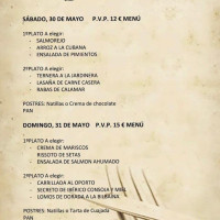 Meson La Posada menu