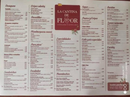 La Cantina De Floor menu