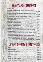 Hamburguesería Taberna Marpi menu