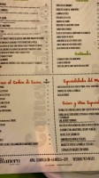 Meson La Montanera menu