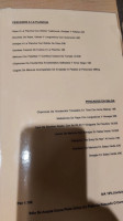 Kupela Hondarribia menu