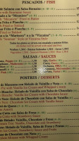 Bistro Michel menu