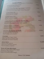 Chiringuito Bombadill menu