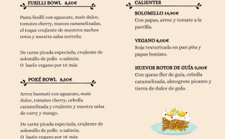 El Casco De Gáldar menu
