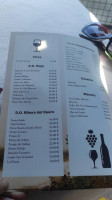 Parrilla Casa Caldillo menu