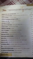 La Artesana menu