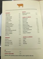 Sa Paparra menu