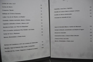 El Buche menu