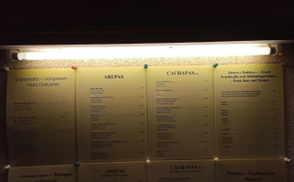 El Jable Arepería Artesanal menu