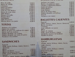 Arcoiris menu