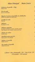 Victor Grill menu