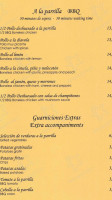 Victor Grill menu