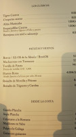 La Galeria menu