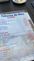 Asador La Taberna Mou menu