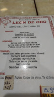 Leon De Oro food