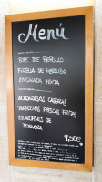 Sidreria Plaza menu