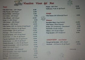 Casa Goyo menu
