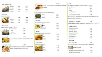Nha Trang menu