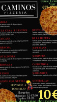 Pizzeria 4 Caminos food