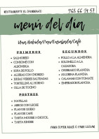 El Churrasco menu