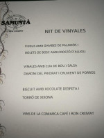 Samuntà menu