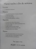 La Clau De La Cuina menu