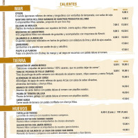 Bitácora De Santa Cristina Rest&club menu