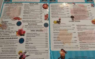 Freakafe menu