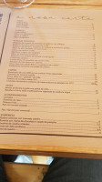 Casa Gazparra menu