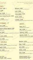 Hostal La Catalana menu