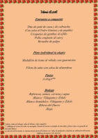 Monteluna menu