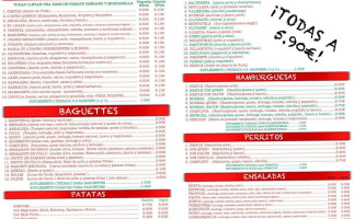 El Lagar menu