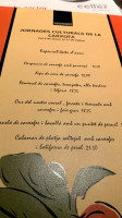 Celler De L'arbocet By Joan PÀmies menu