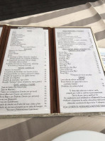 Mirador De Donana menu