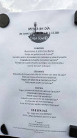 Casa Ruche menu