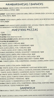 Bar Restaurante El Viento menu