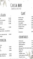 M Bistro menu