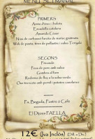 La Vegueria menu