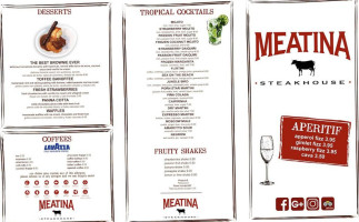 Meatina Brasserie menu