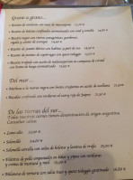 Chacabuco menu