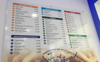 Freiduría Lute Y Jesús Torrenueva menu