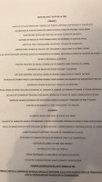La Fi De La Fam menu