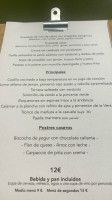La Taula Vella menu