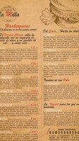 La Chelinda menu