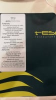 Restaurant Tesi menu